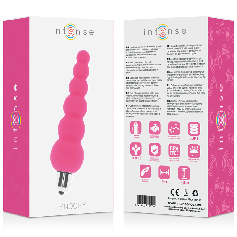 SNOOPY INTENSE 7 VITESSES SILICONE HOT ROSE